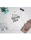 Queenella X myblackapparel "I Belong Here "collab