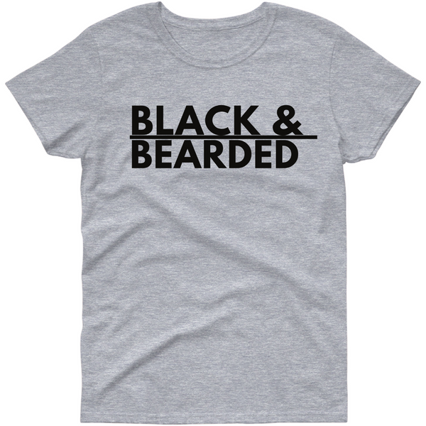 Black & Bearded  T shirt