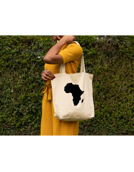 Large Africa Tote Bag