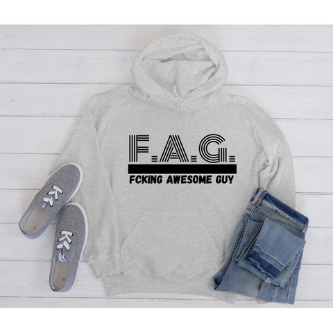 F.A.G. Fcking awesome guy hoodie sweatshirt (Earthtone collab)